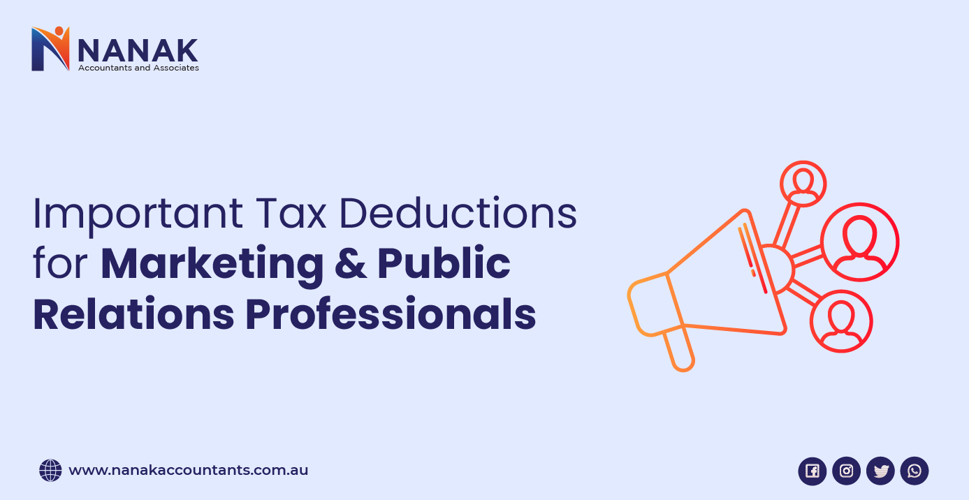 Essential Tax Deductions for Marketing & Public Relations Professionals: Maximise Your Refund!